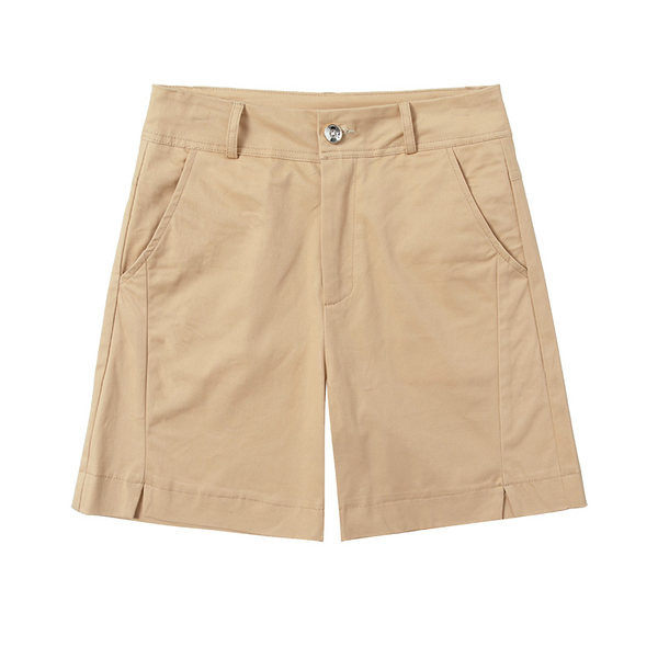 Casual παντελόνι με τσέπες και κουμπί