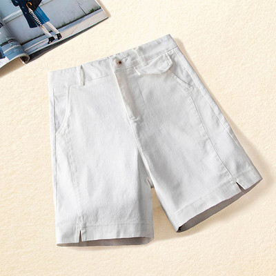 Uus mudel taskutega naiste sirgetest pükstest