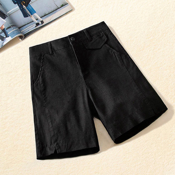 Uus mudel taskutega naiste sirgetest pükstest