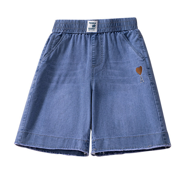 Κοντό τζιν με ελαστική μέση