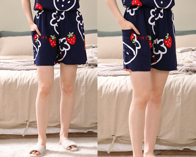 Naiste suvised aplikatsiooniga lühikesed püksid