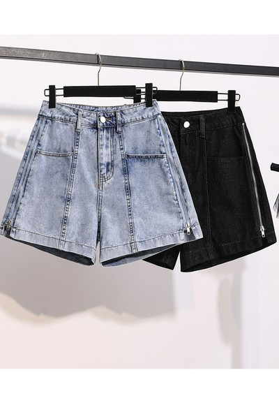 Traper kratke hlače s patentnim zatvaračima sa strane