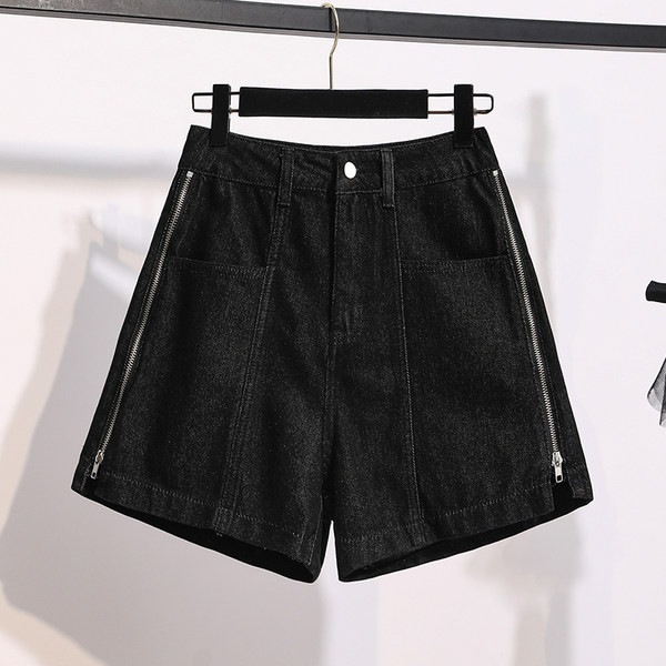 Traper kratke hlače s patentnim zatvaračima sa strane