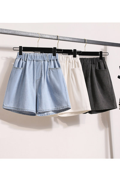 Γυναικείο τζιν σορτς με τσέπες
