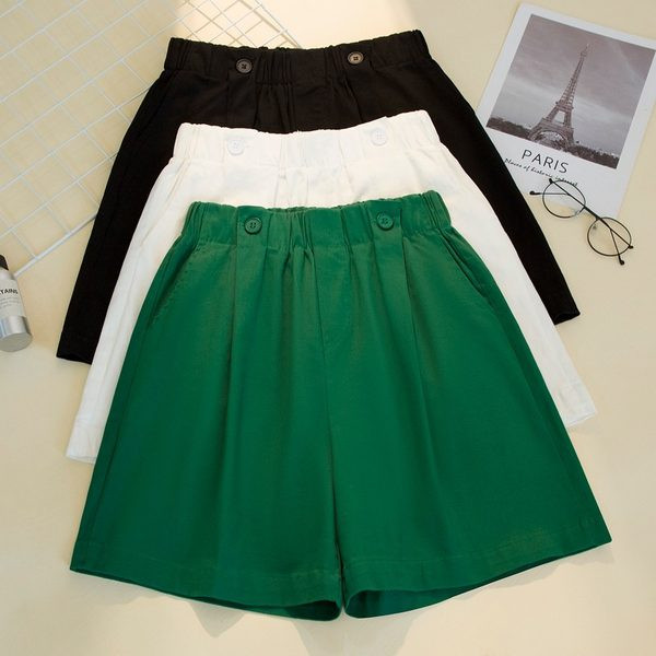 Ležerne ženske kratke hlače s elastičnim strukom