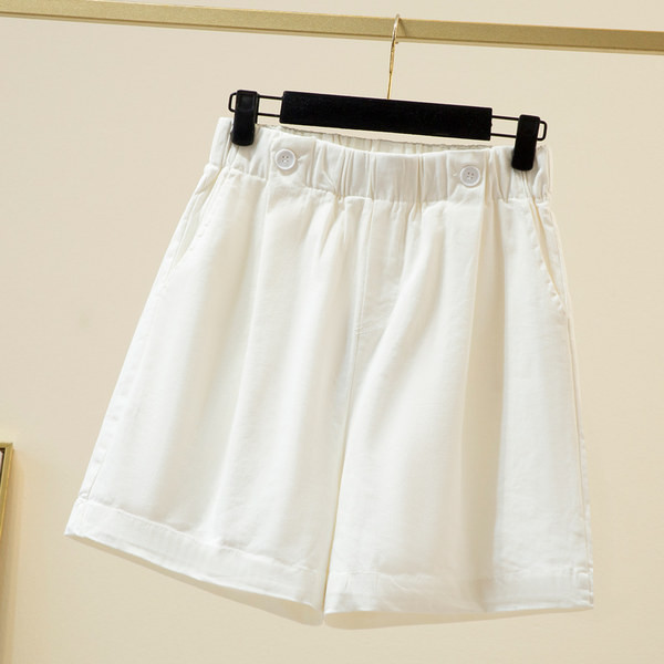 Ležerne ženske kratke hlače s elastičnim strukom