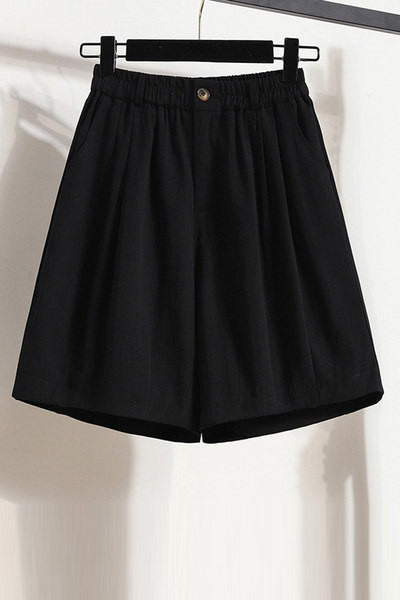 Casual γυναικείο φαρδύ παντελόνι με ψηλή μέση και τσέπες