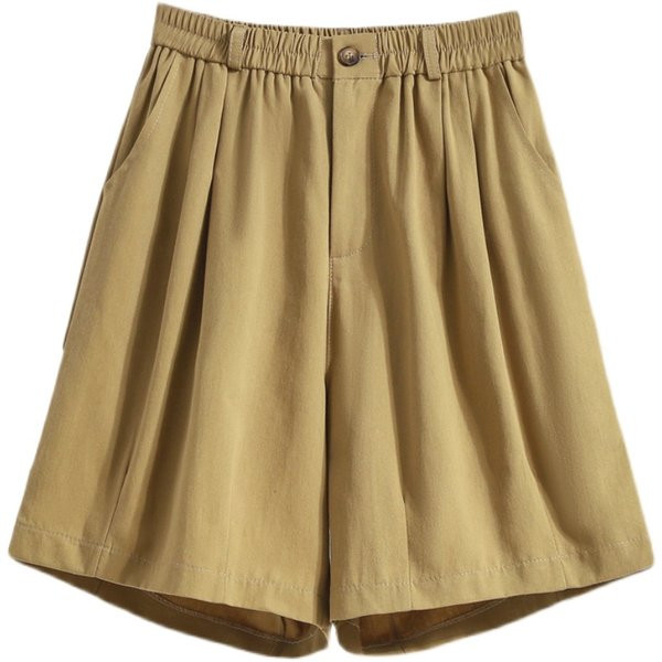 Casual γυναικείο φαρδύ παντελόνι με ψηλή μέση και τσέπες