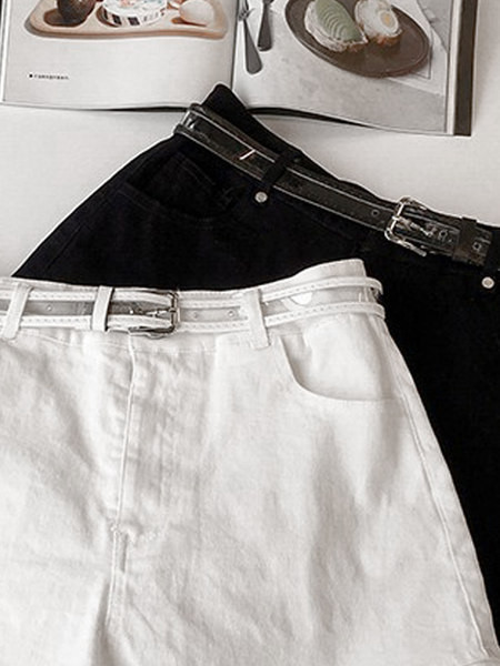 Casual γυναικεία παντελόνια με ψηλή μέση - πολλά χρώματα