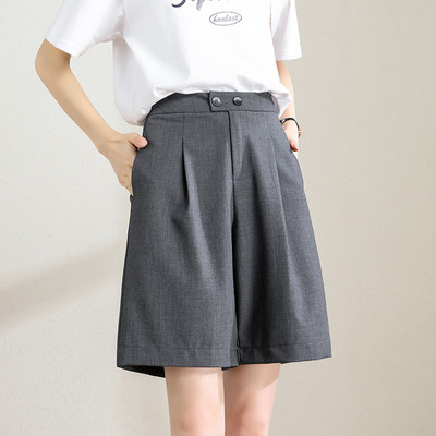 Casual παντελόνι ψηλόμεσο ίσιο μοντέλο για γυναίκες