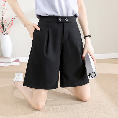 Casual παντελόνι ψηλόμεσο ίσιο μοντέλο για γυναίκες