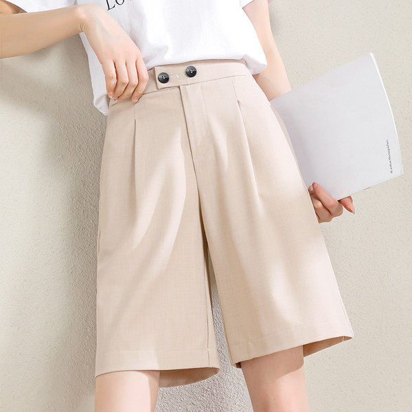 Casual παντελόνι  ψηλόμεσο ίσιο μοντέλο για γυναίκες