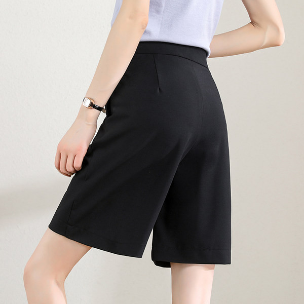 Casual παντελόνι  ψηλόμεσο ίσιο μοντέλο για γυναίκες