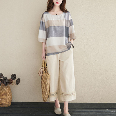 Naiste kaheosaline komplekt - lai mudel