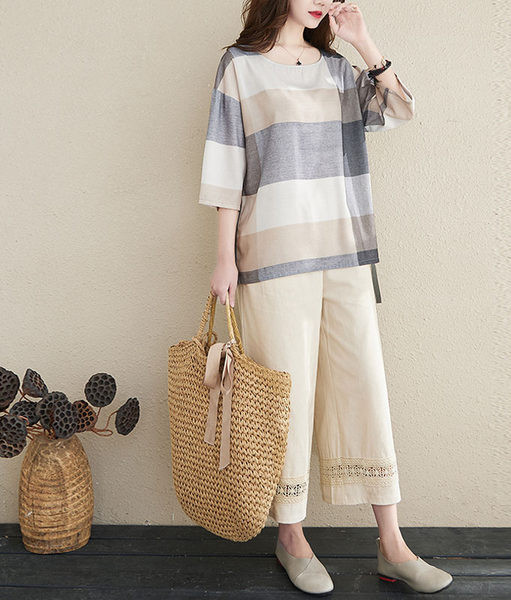 Naiste kaheosaline komplekt - lai mudel