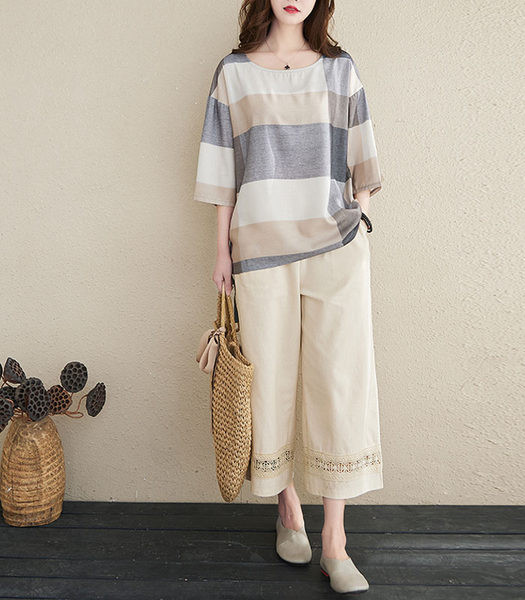 Naiste kaheosaline komplekt - lai mudel