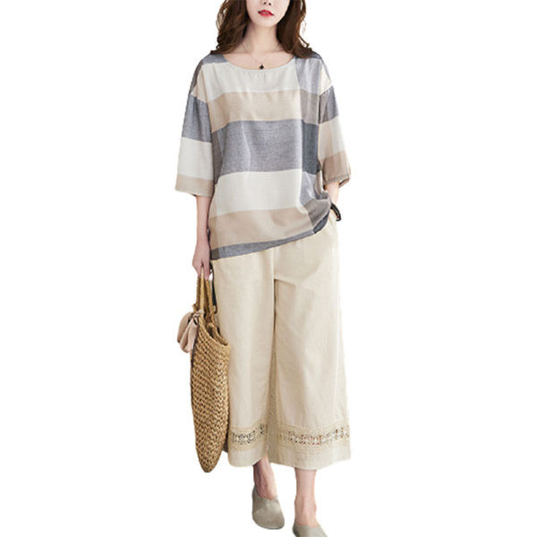 Naiste kaheosaline komplekt - lai mudel