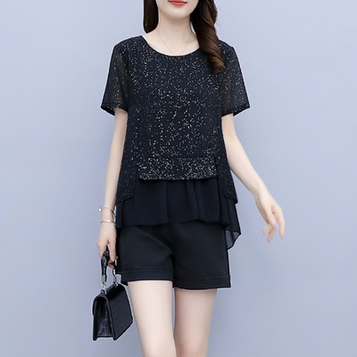 Μοντέρνο σετ  - μπλούζα και παντελόνι