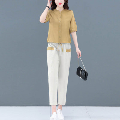 Naiste igapäevane komplekt kahest osast - särk ja püksid