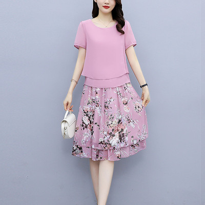 Γυναικείο σετ σε τρία χρώματα με φλοράλ μοτίβο