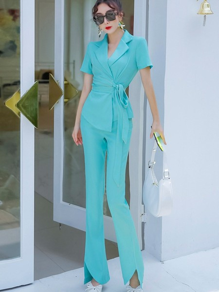 Moodne naiste komplekt - jope ja püksid