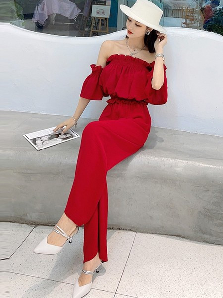 Suveks sobiv naiste vabaaja komplekt kahes värvitoonis