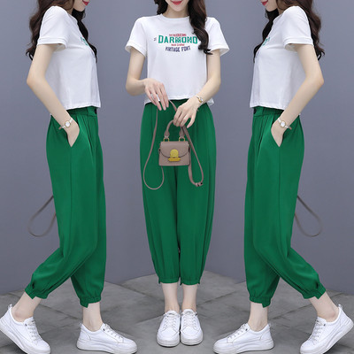 Γυναικείο σετ σε μαύρο και πράσινο χρώμα