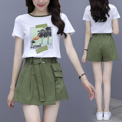 Naiste vabaaja komplekt aplikatsiooni ja vööga