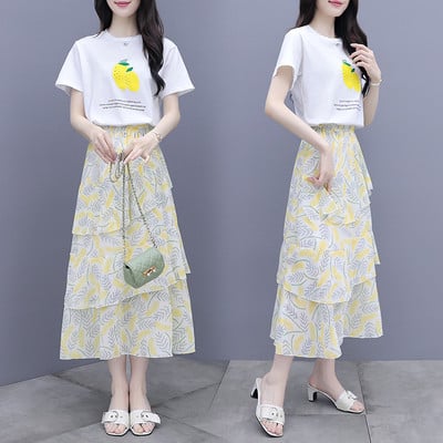 Moodne komplekt - seelik ja T-särk