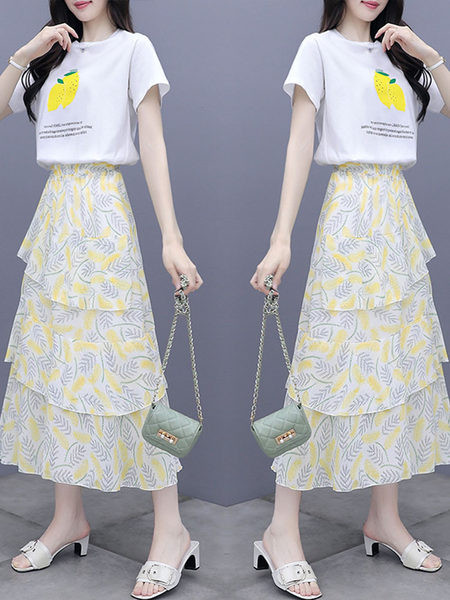 Moodne komplekt - seelik ja T-särk