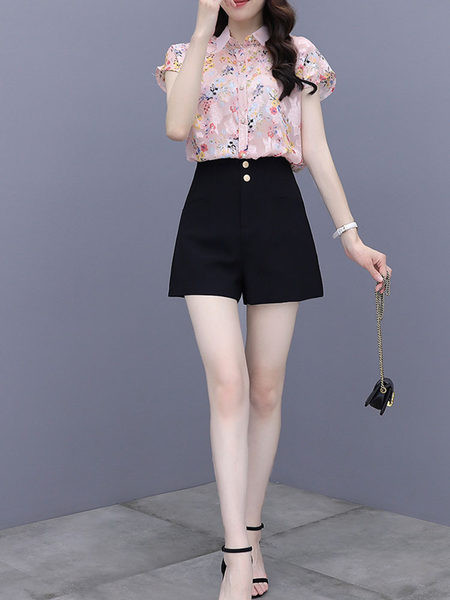 Γυναικείο σετ - πουκάμισο και σορτς