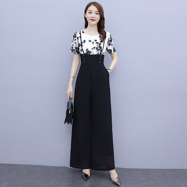 Ženski kombinezon kratkih rukava u crnoj boji