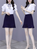 Ženski komplet iz dva dijela - košulja i suknja