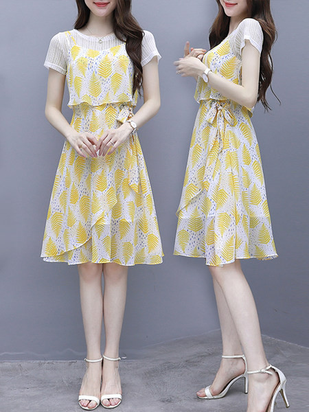 Ženski komplet iz dva dijela - haljina i bluza