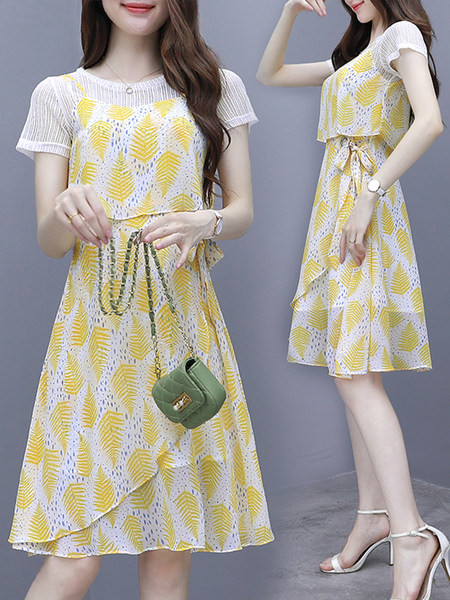 Ženski komplet iz dva dijela - haljina i bluza