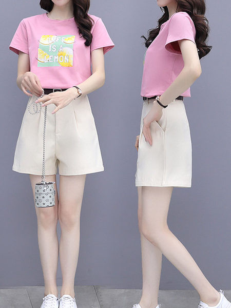 Γυναικείο καθημερινό σετ με απλικέ