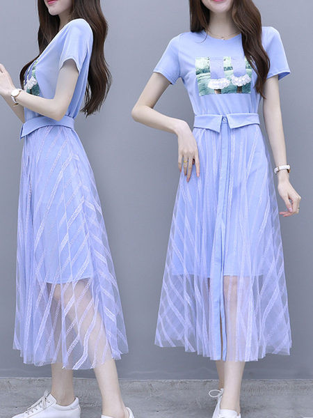 Дамски комплект от две части с щампа