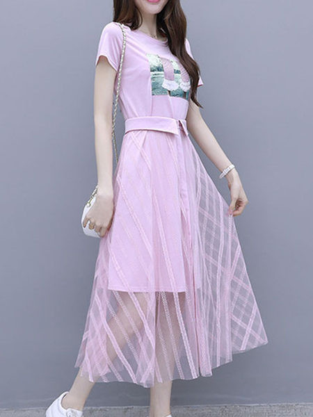 Дамски комплект от две части с щампа