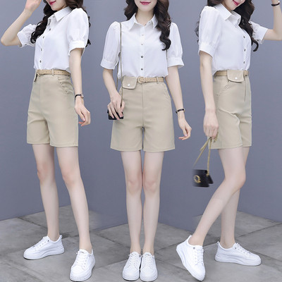 Ženski komplet - kratke hlače i košulja