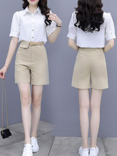 Ženski komplet - kratke hlače i košulja