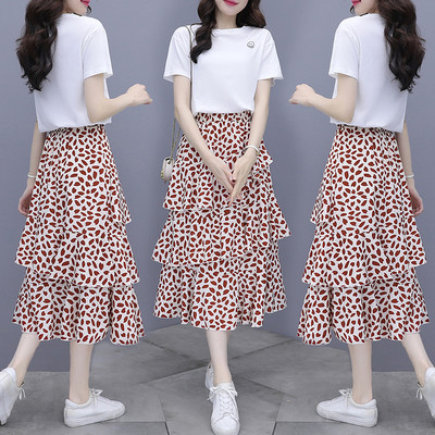 Casual σετ - φούστα και μπλουζάκι