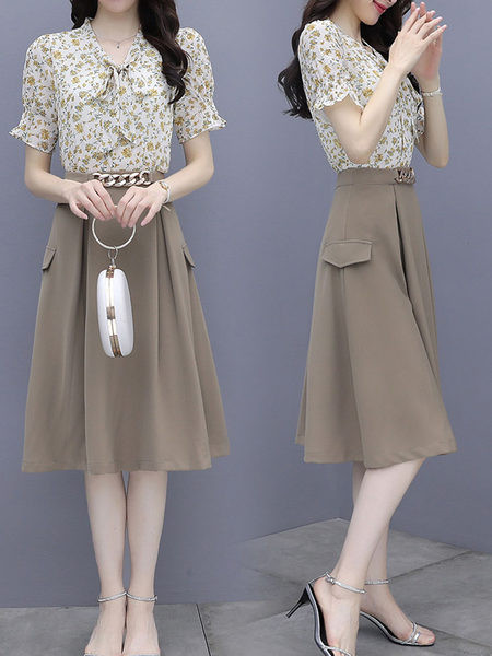 Praegune naiste komplekt - seelik vöö ja särgiga