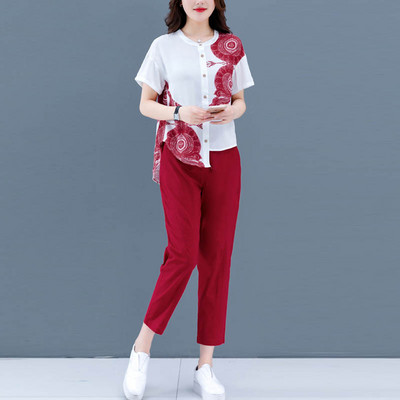 Naiste vabaaja komplekt kahest osast - särk ja püksid