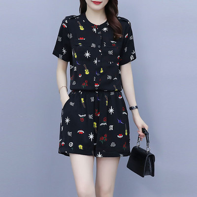 Γυναικείο καλοκαιρινό σετ με απλικέ