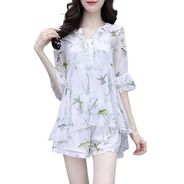 Naujo modelio moteriškas dviejų dalių komplektas - tinkamas vasarai