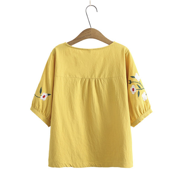 Ženski set od dva dijela sa vezom široki model