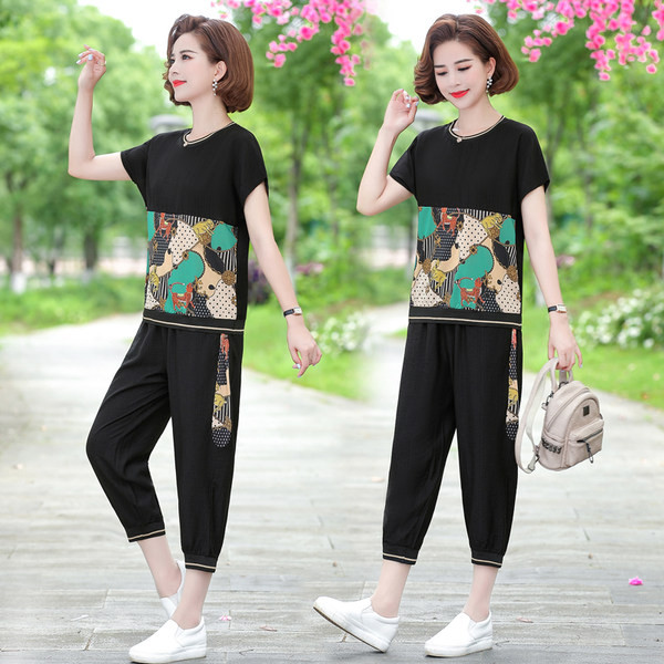 Naiste vabaaja komplekt - pluus ja püksid