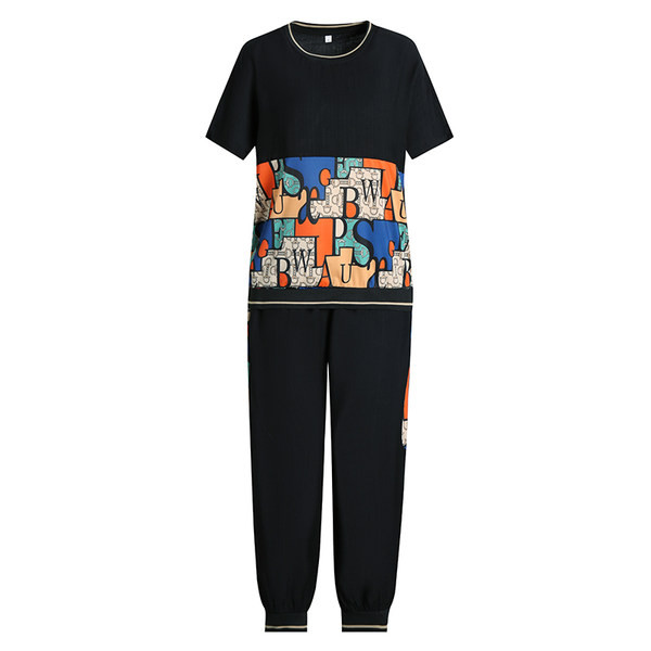 Naiste vabaaja komplekt - pluus ja püksid