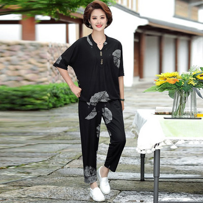 Γυναικείο καλοκαιρινό καθημερινό σετ με απλικέ