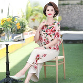 Καλοκαιρινό γυναικείο σετ με φλοράλ μοτίβο